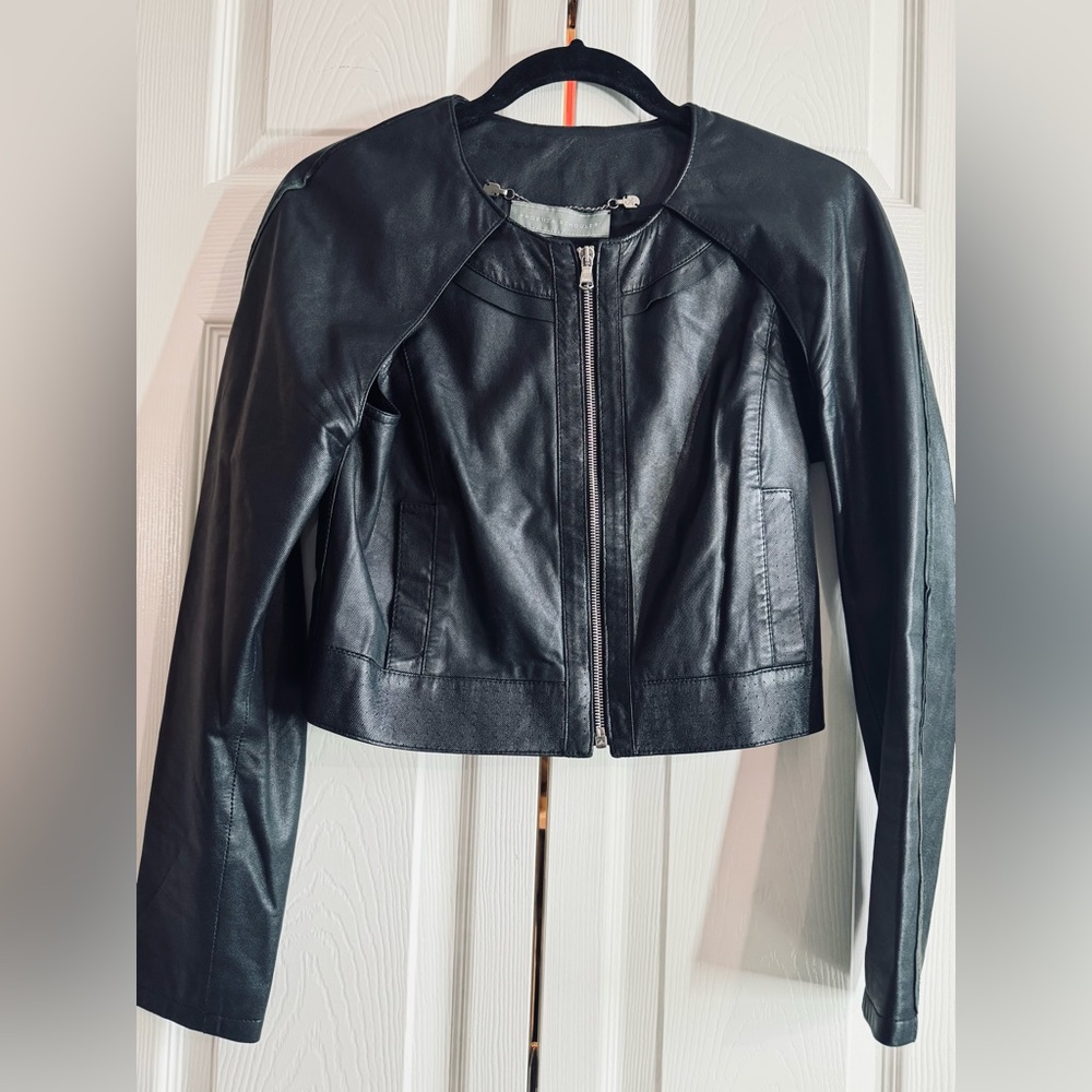 Proenza Schouler Leather Biker Jacket - Size: 2